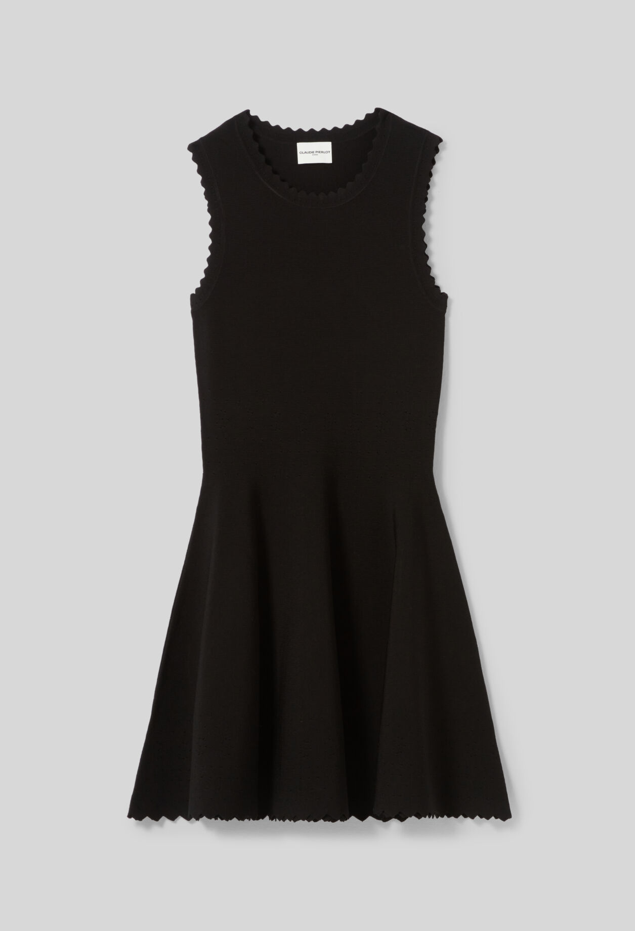 Skater Dress in Fine Knit Fabric