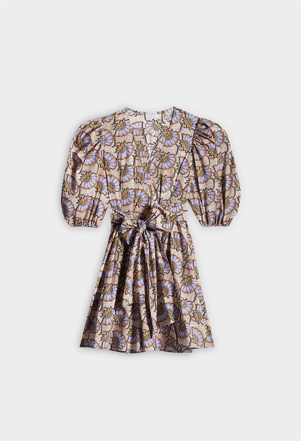 Organic cotton wrap dress