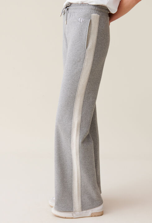 Contrasting grey comfort trousers