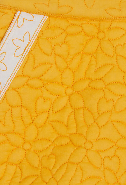 Yellow bouty-braid shorts