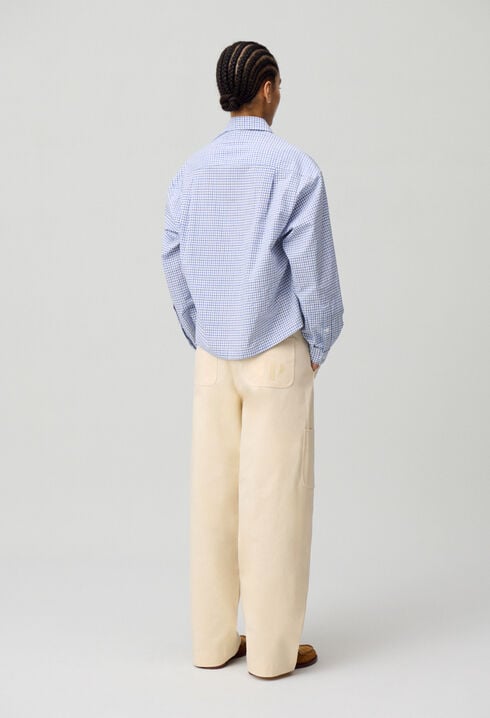 Checked shirt with pockets