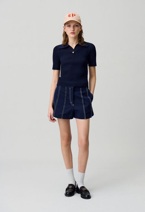 Fine knit top