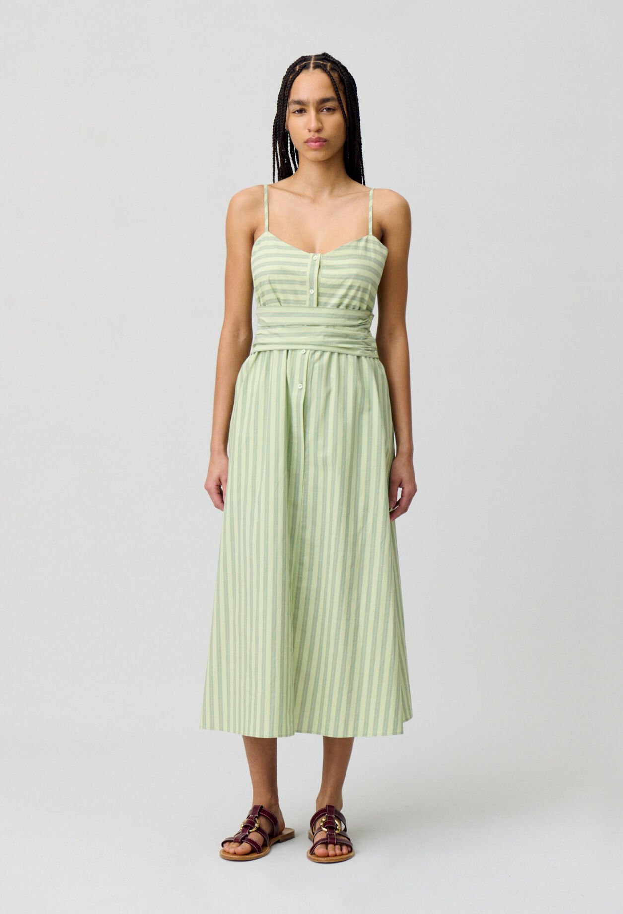 Long strappy dress