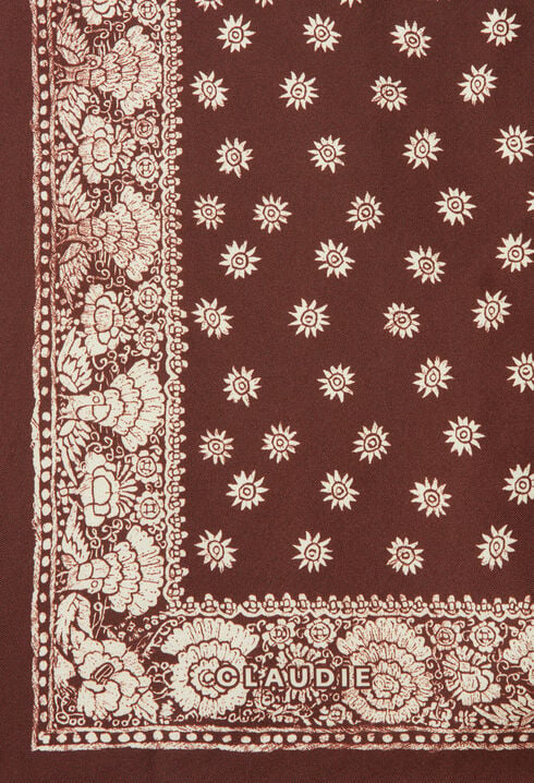 Printed Square Scarf