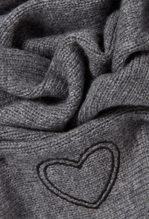 Wool and cashmere scarf