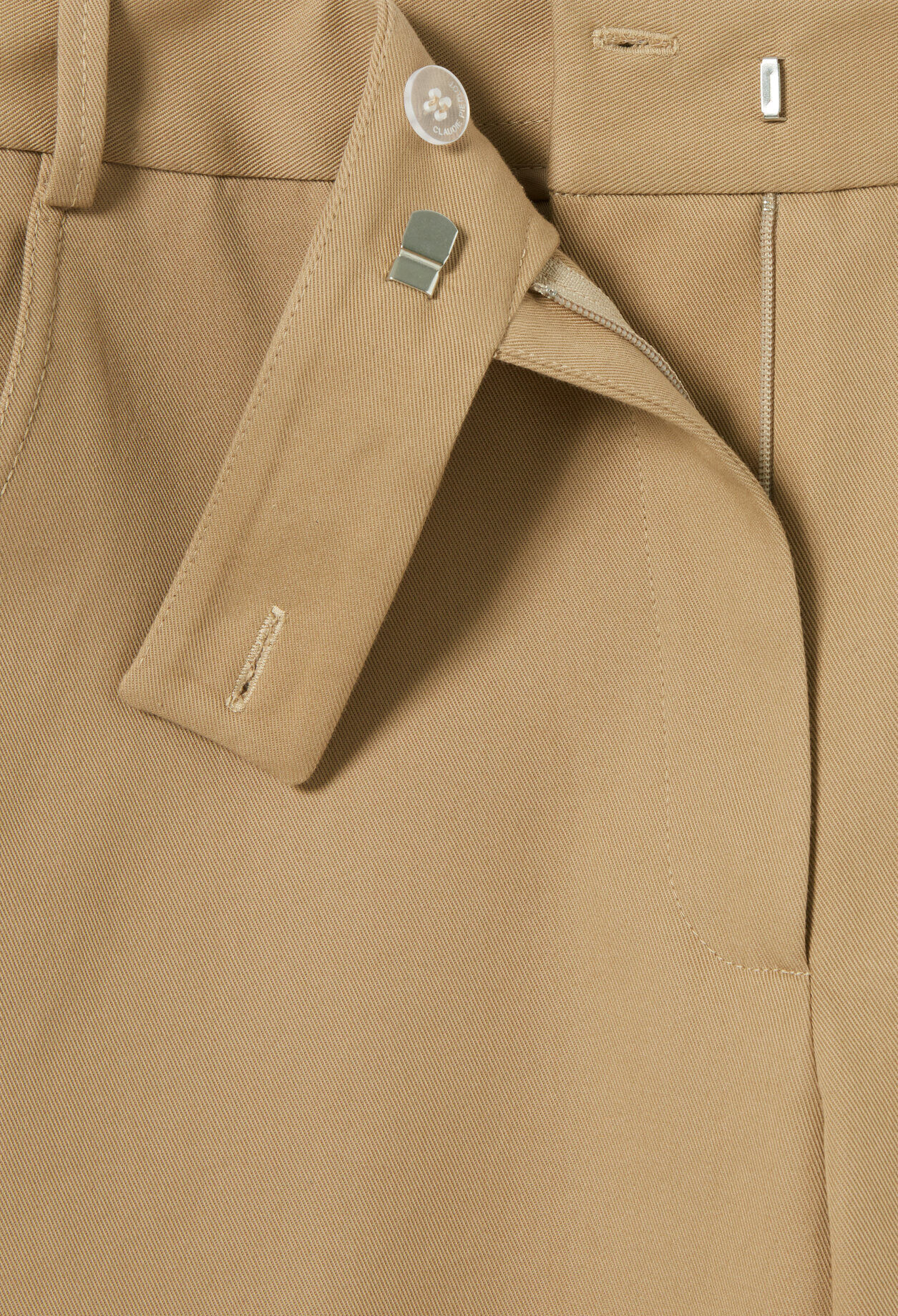 Wide-Leg Straight Cargo Trousers
