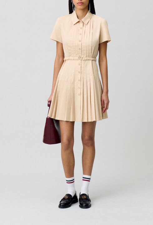 Short buttoned dress