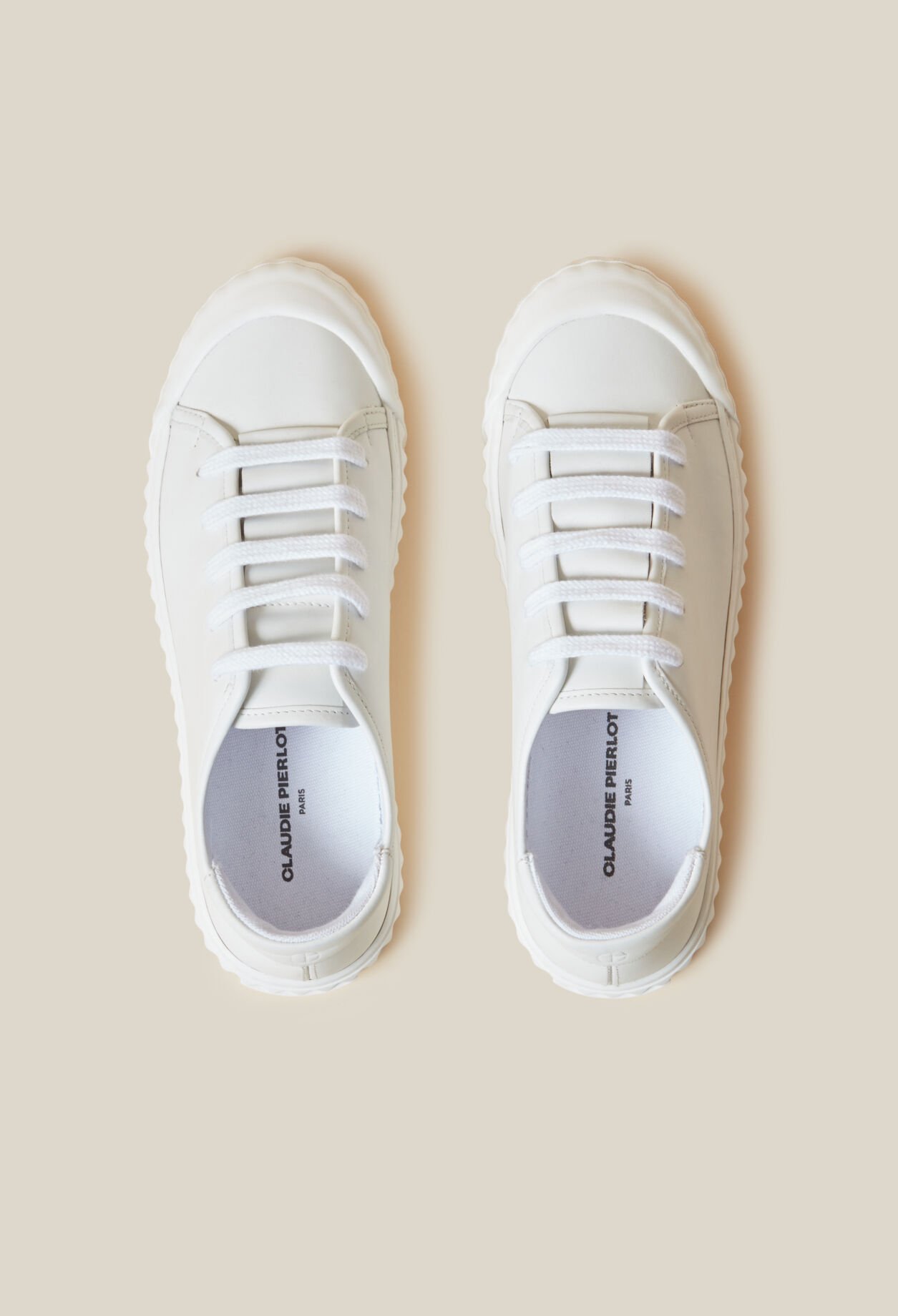 White Leather Trainers