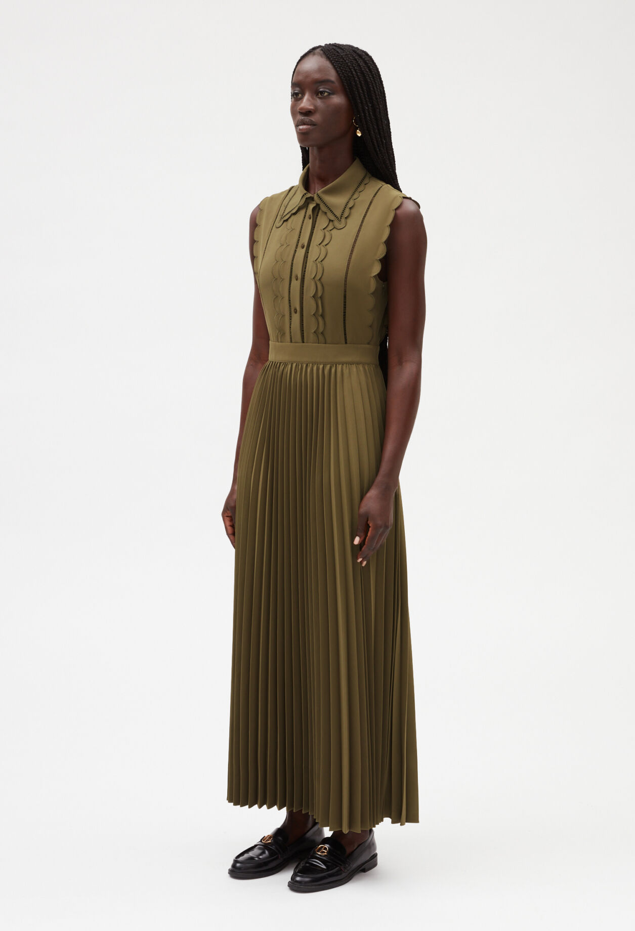 Long khaki dress