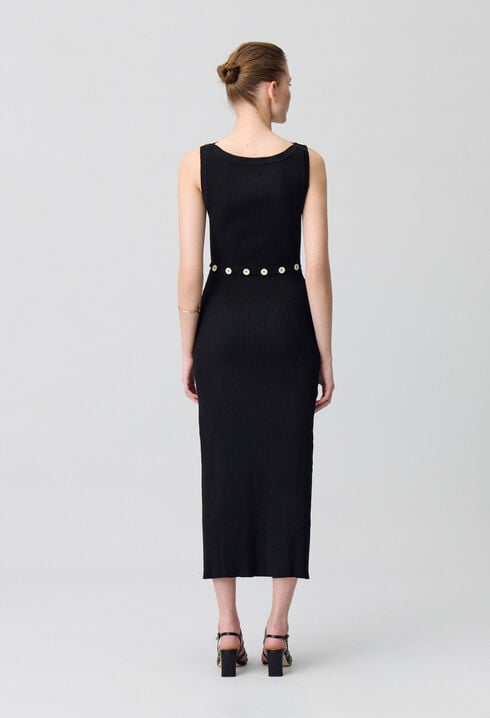 Mid-length knitted dress