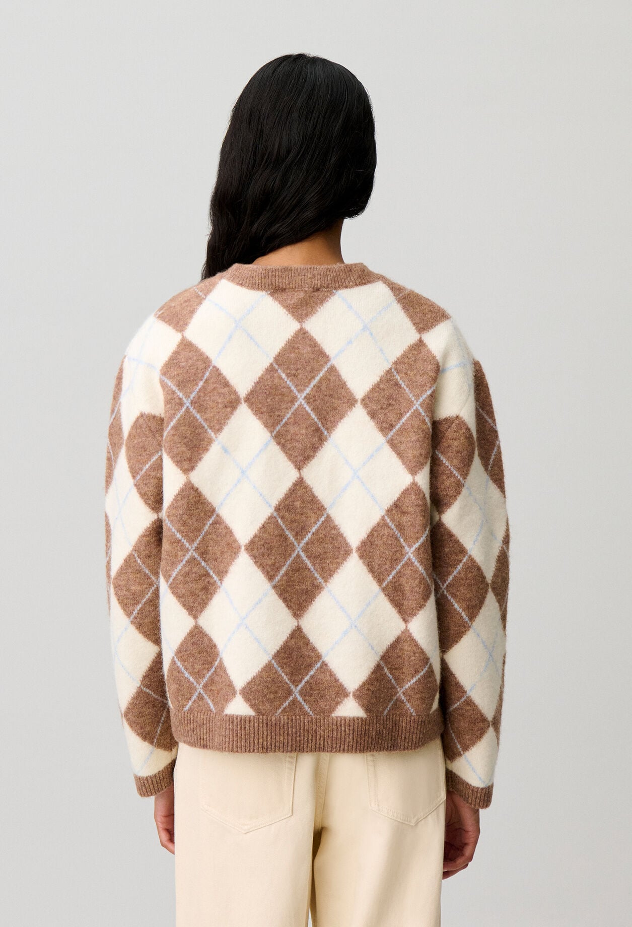 Straight multicoloured jumper