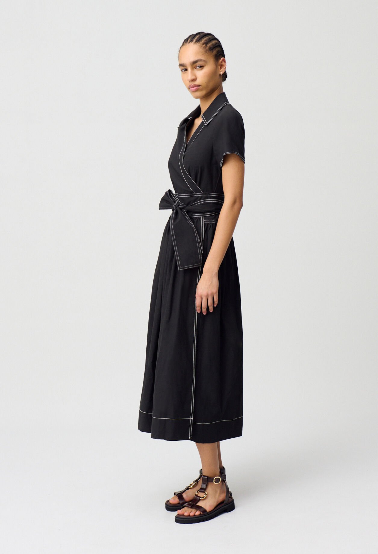 Belted Maxi Dress