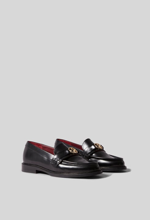 Leather loafers