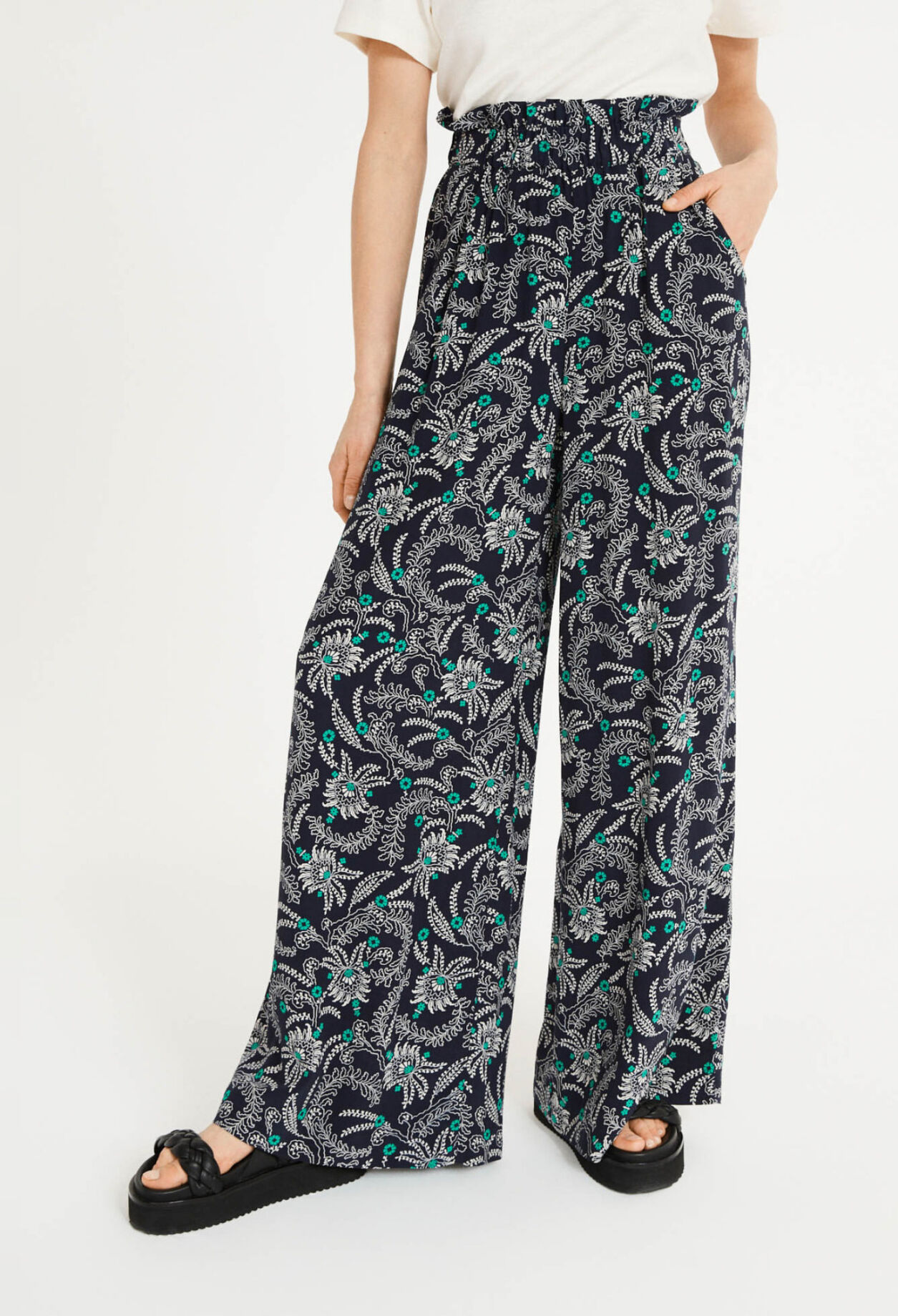 Printed trousers