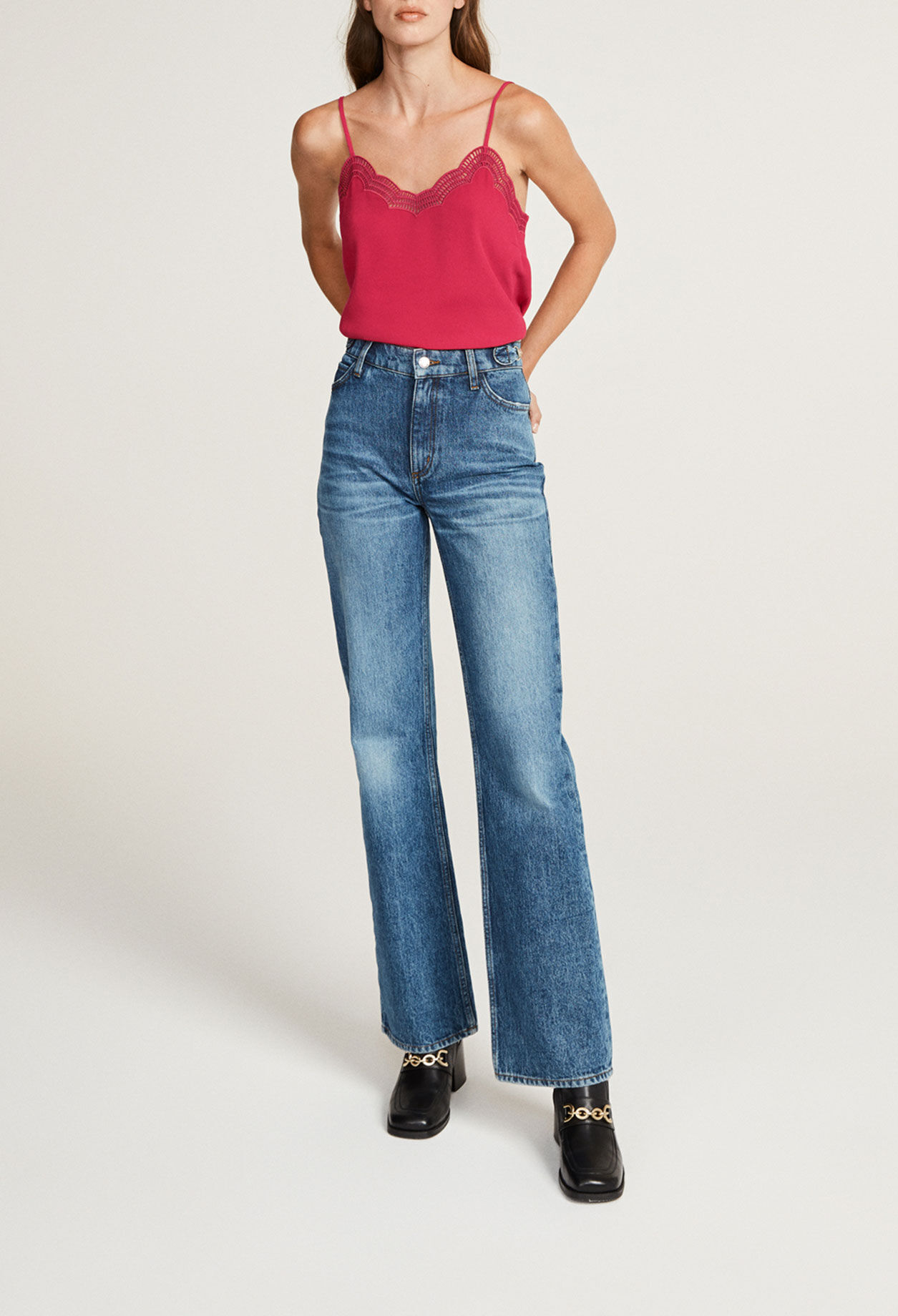 Spaghetti-strap camisole