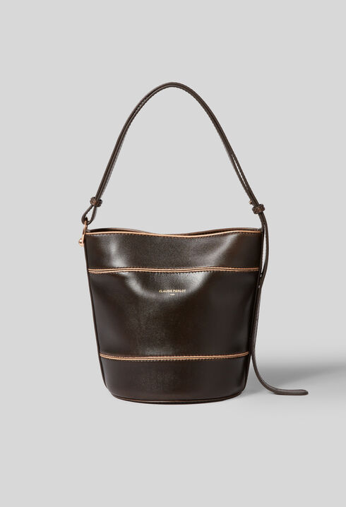 Solveig Leather Bucket Bag