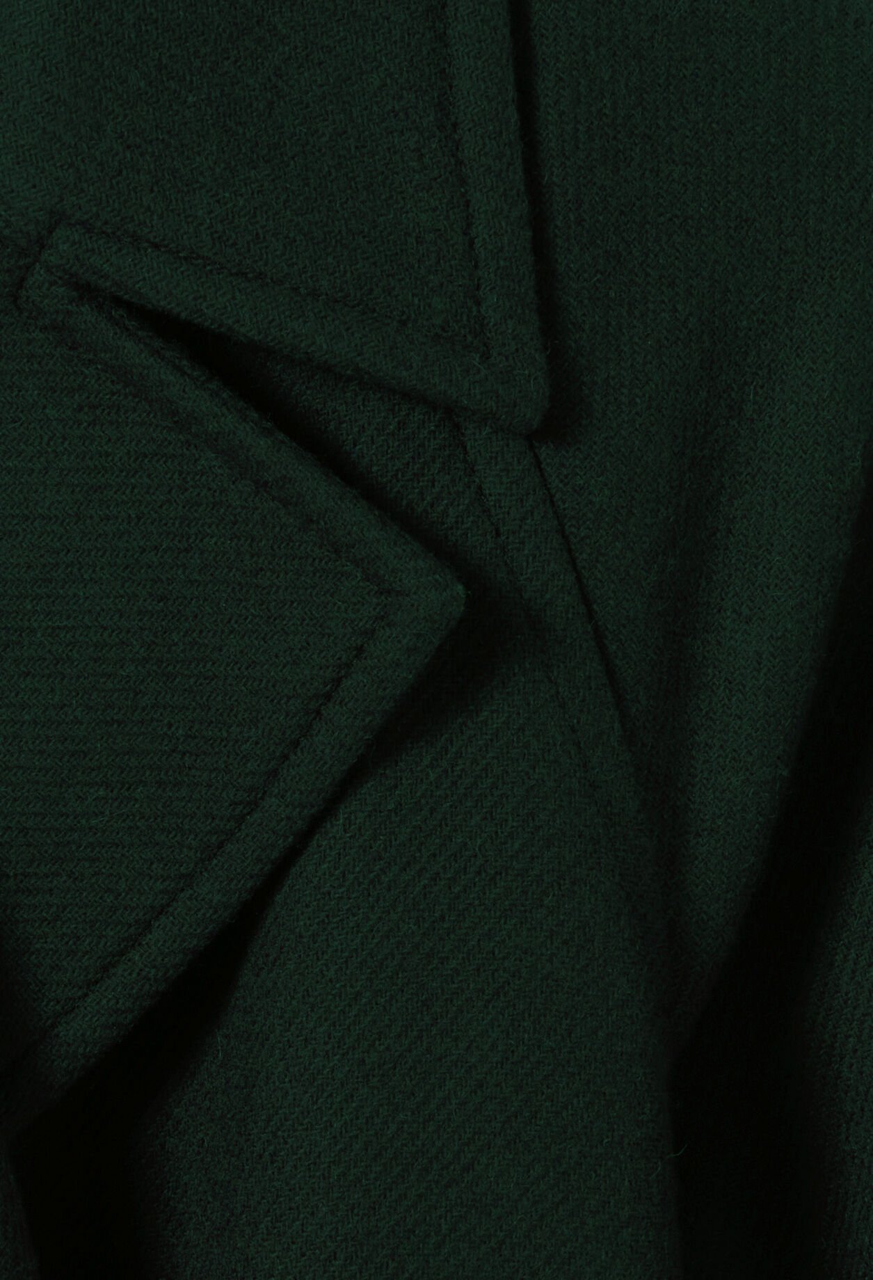 Long green trench coat