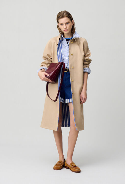 Straight mid-length trench