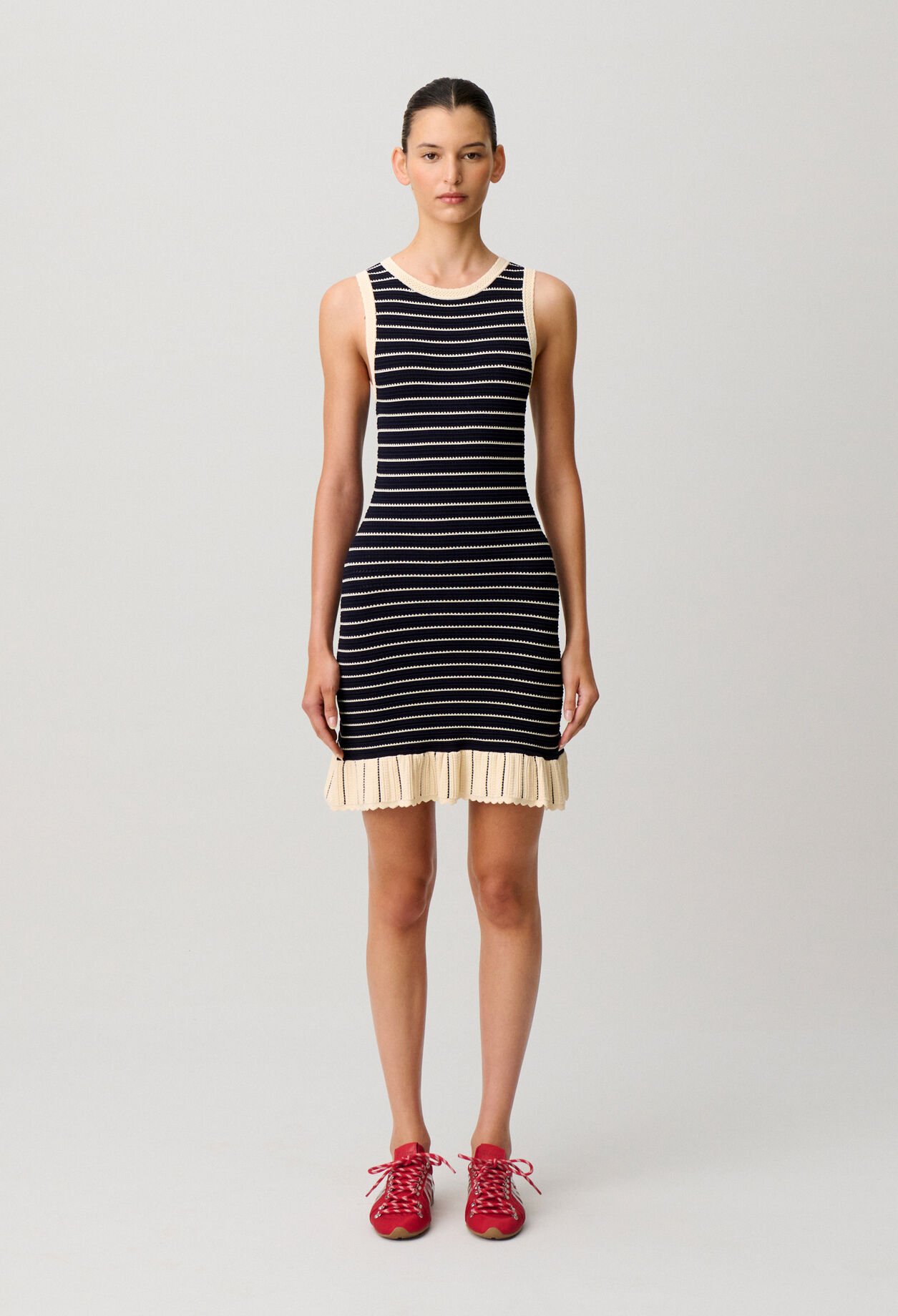 Short striped dress