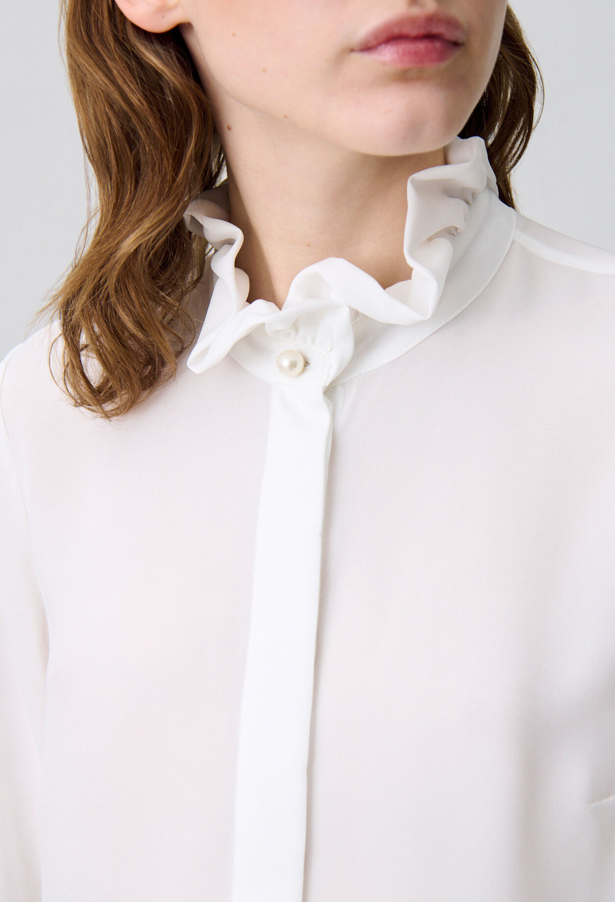 Victorian collar blouse