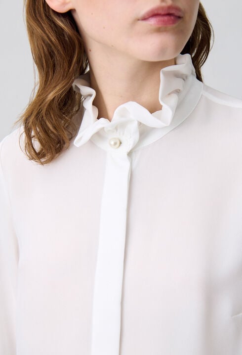 Victorian collar blouse