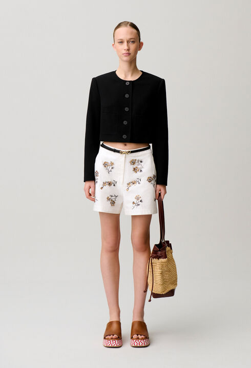 Round neck jacket