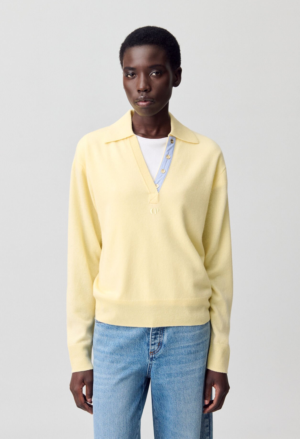 Wool Polo Jumper