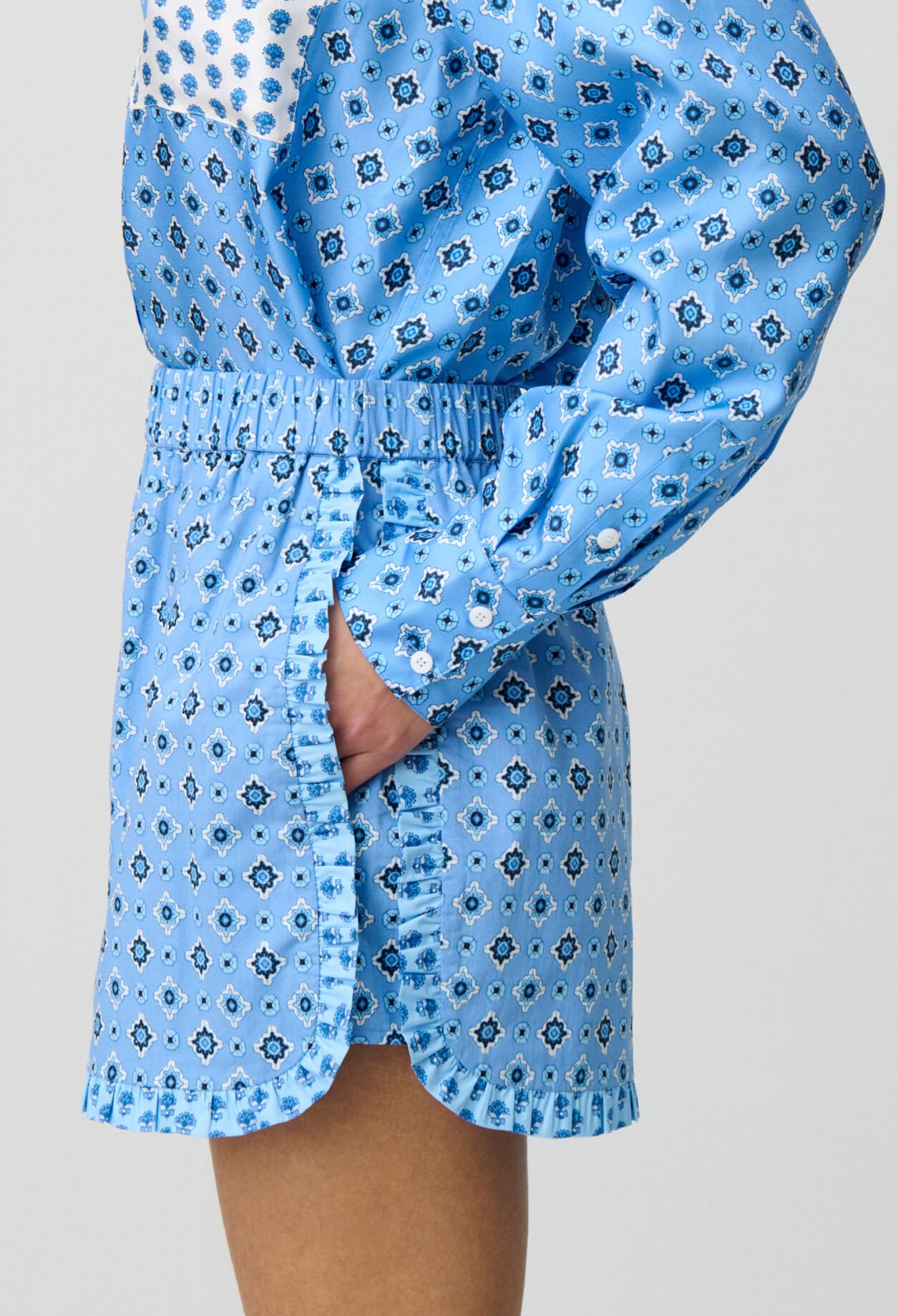 Printed Flowing Shorts