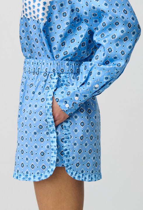 Printed Flowing Shorts