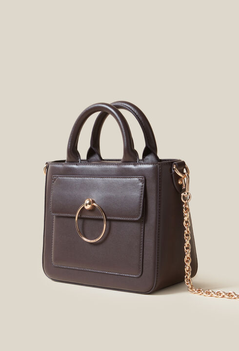 Anouck smooth leather chain bag