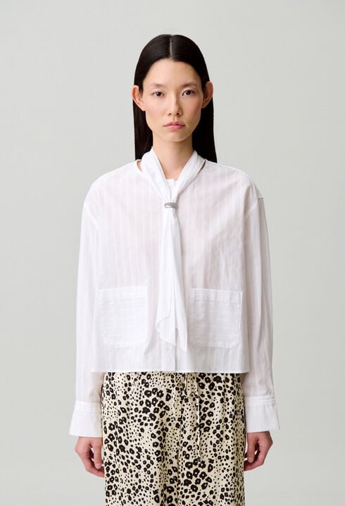 Striped cotton shirt