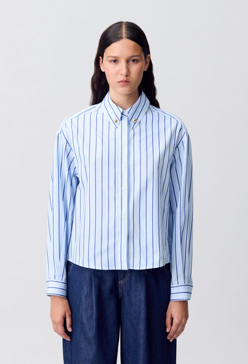 Oversized Striped Shirt