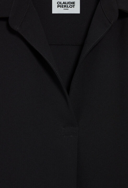 Black floaty blouse 