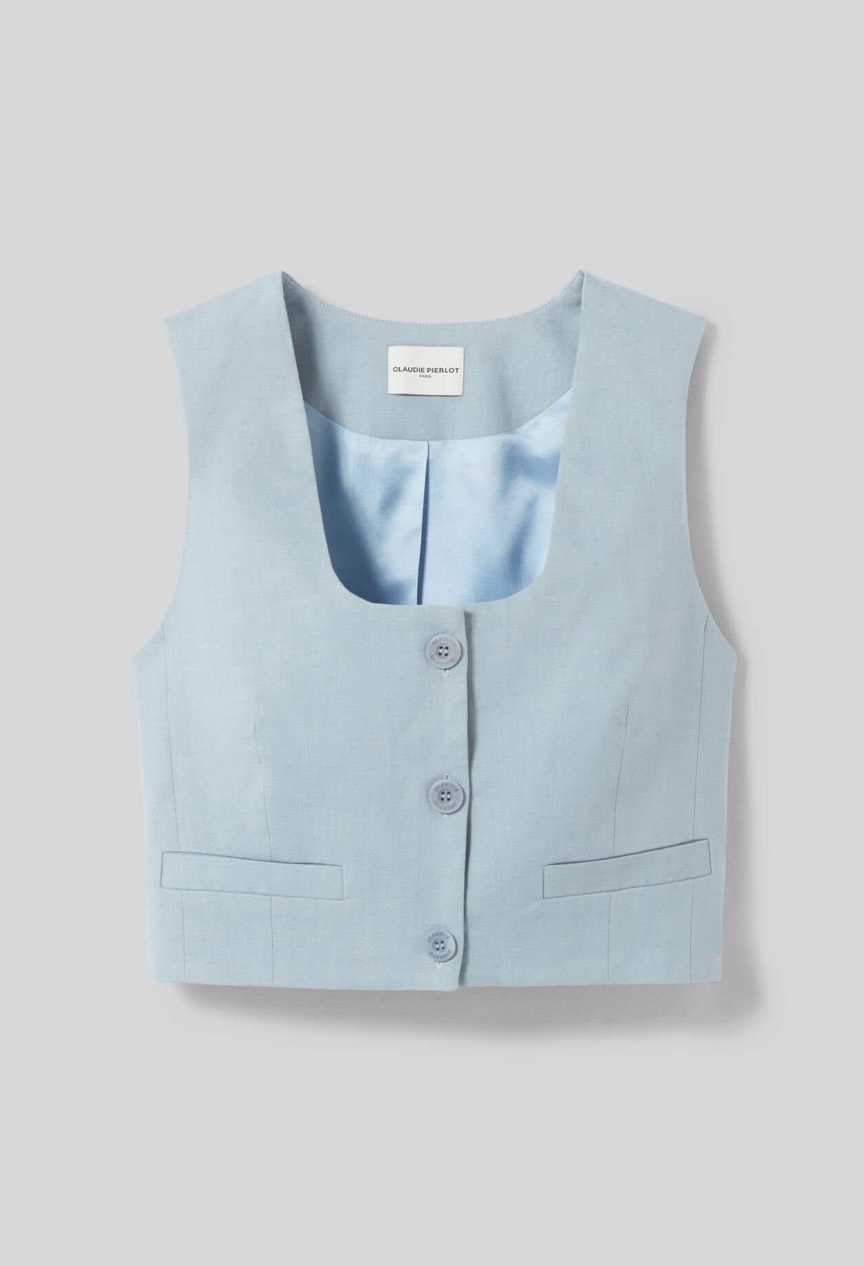 Tailored linen jacket