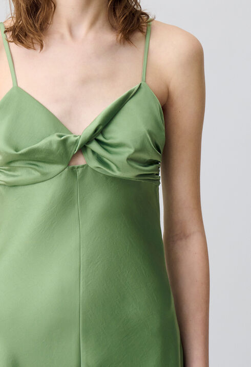 Satin Maxi Dress