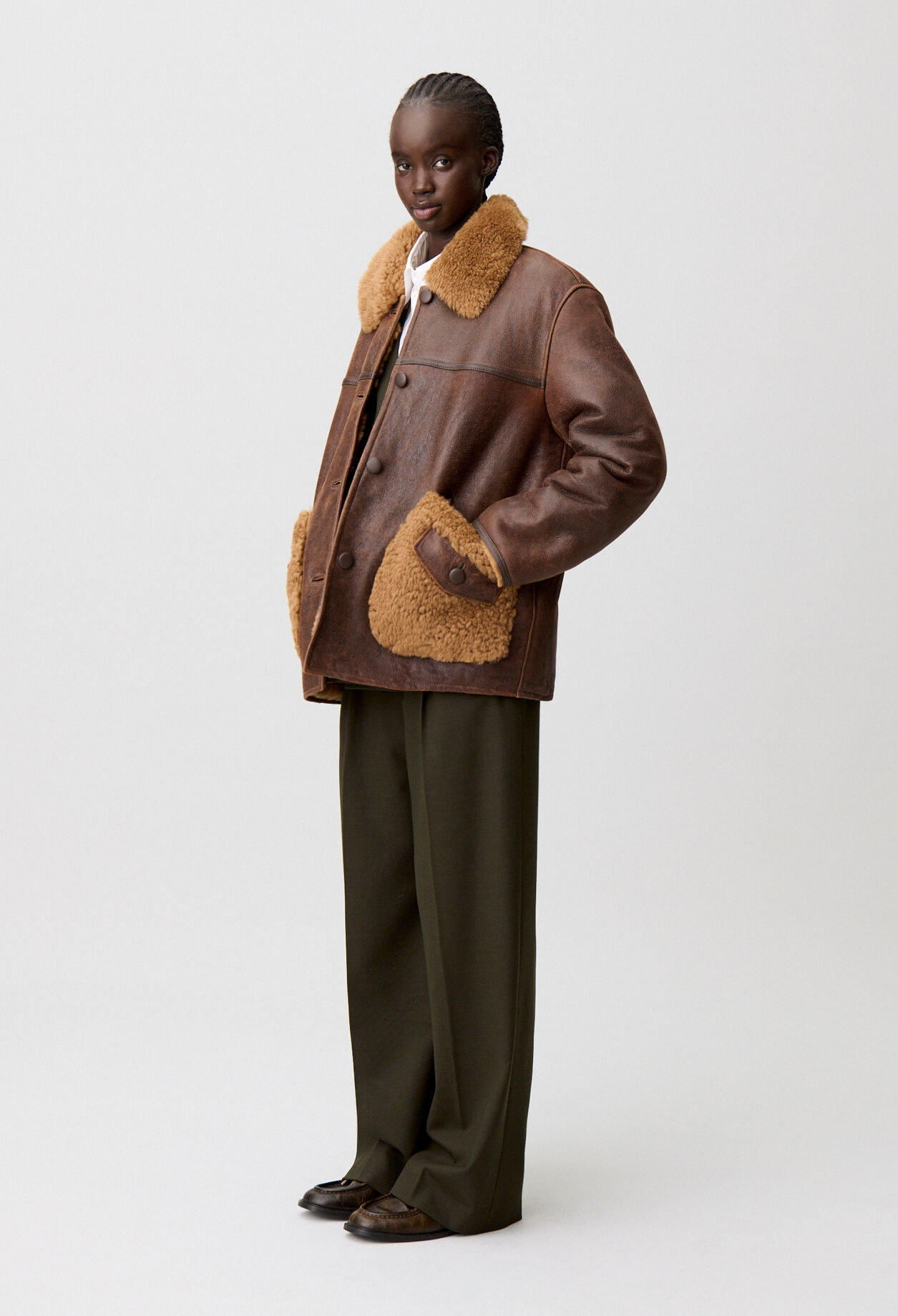 Shearling coat