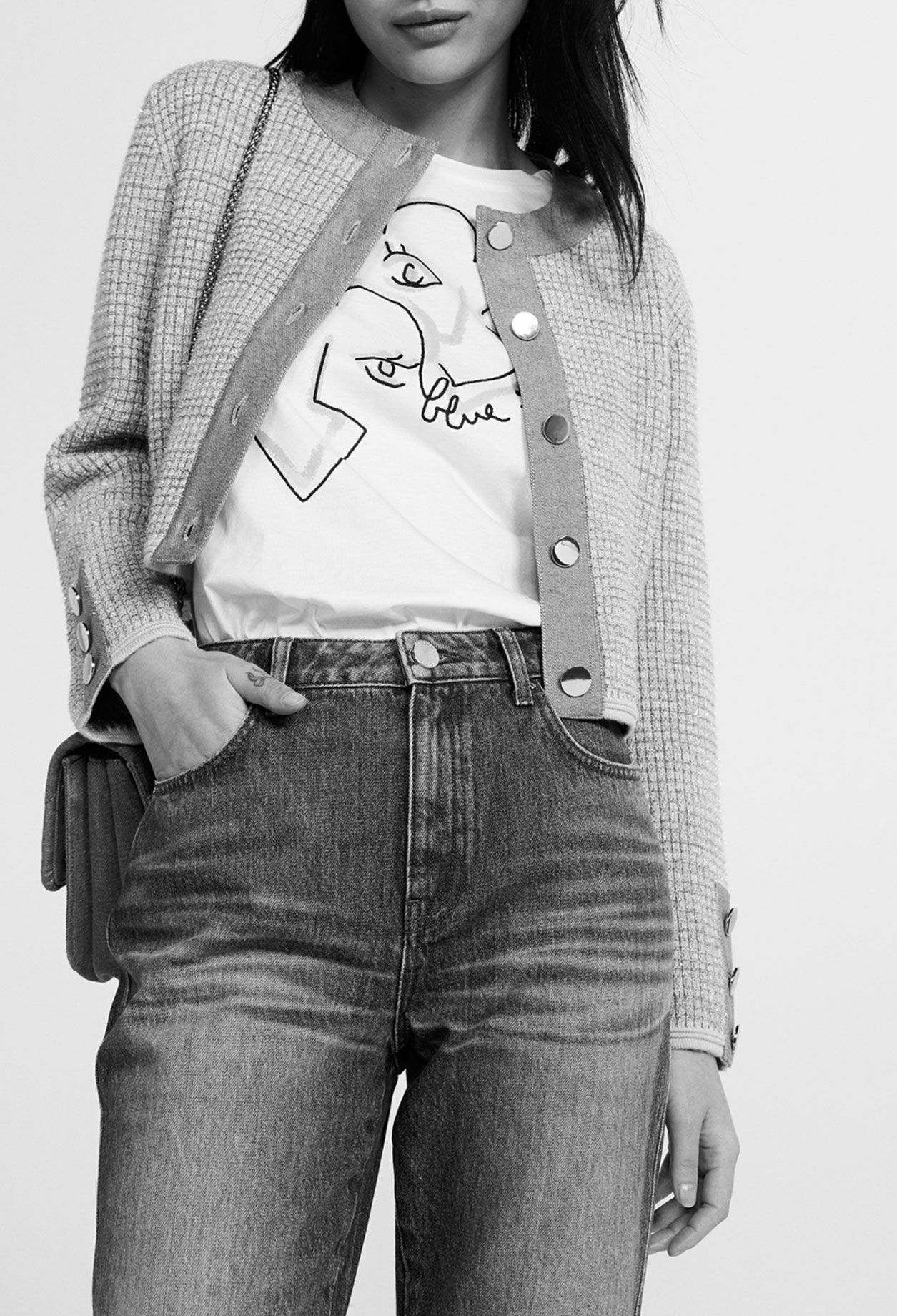 Organic cotton screen-printed T-shirt