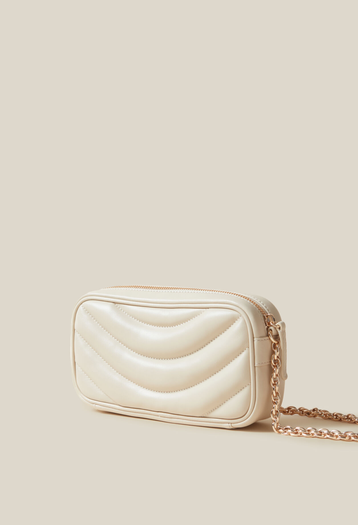 Matte Leather Quilted Alba Bag