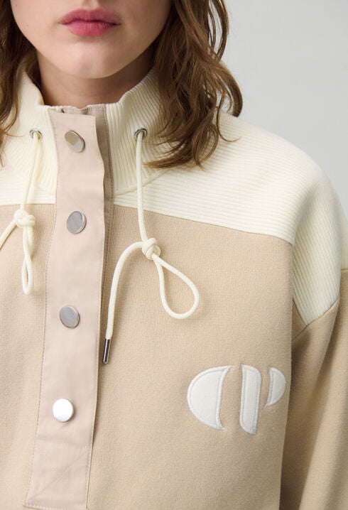 Chunky Zip-Up Sweater