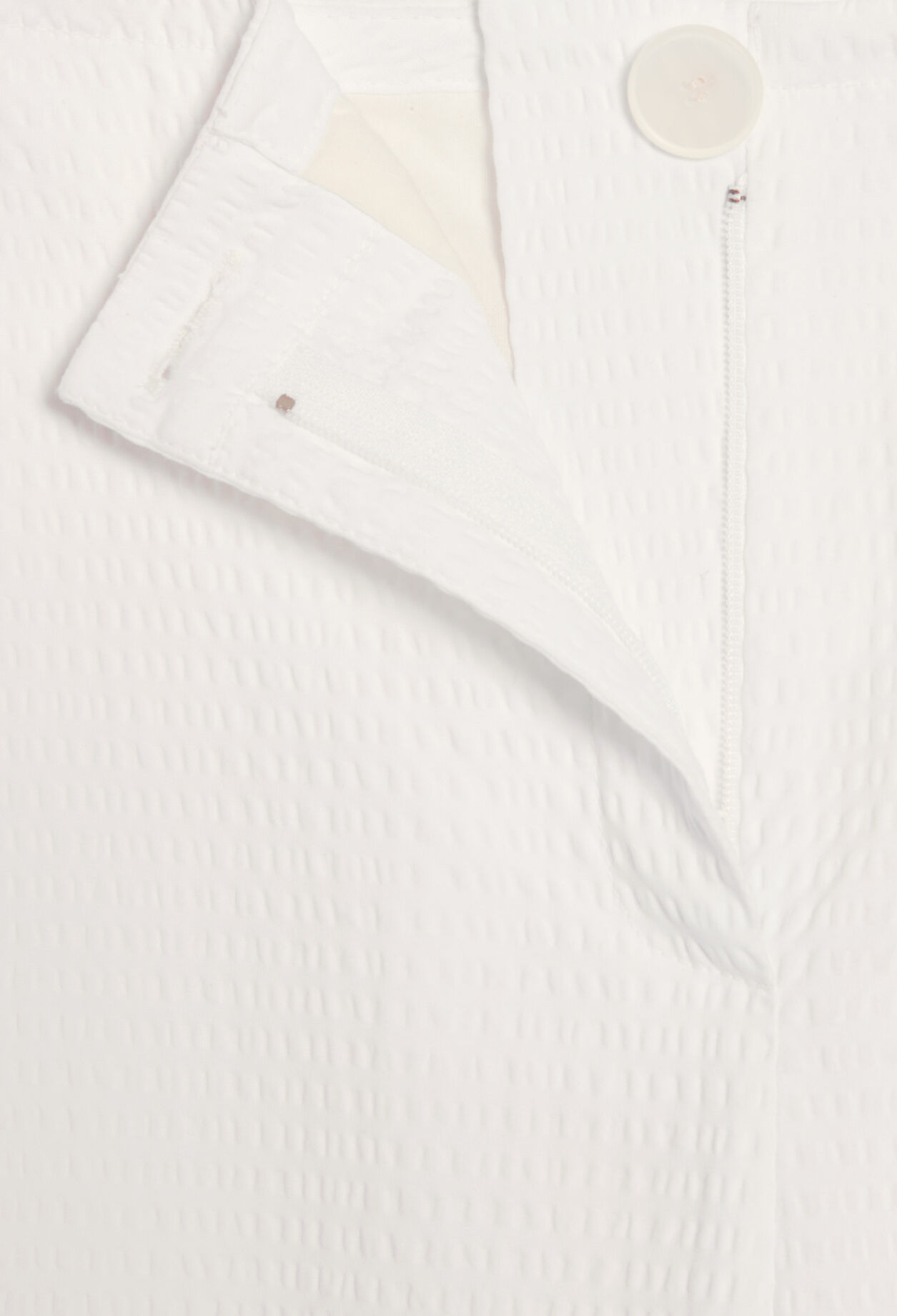 White cargo trousers