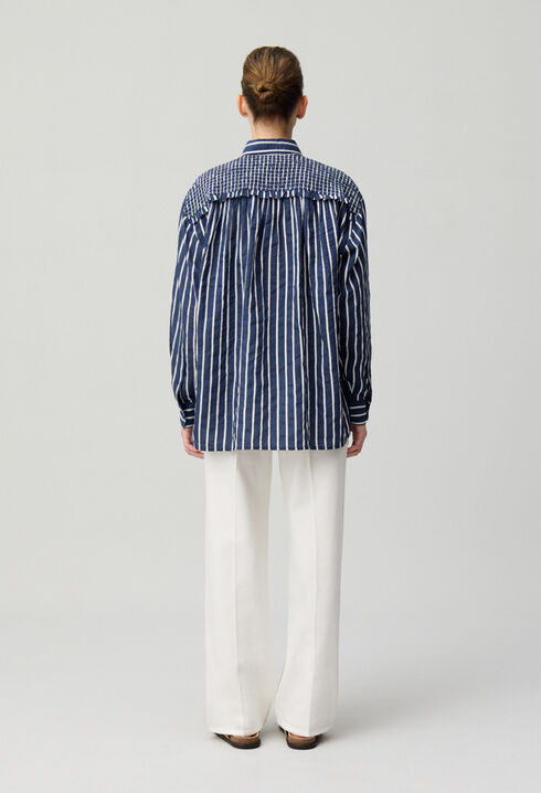 Striped fluid shirt