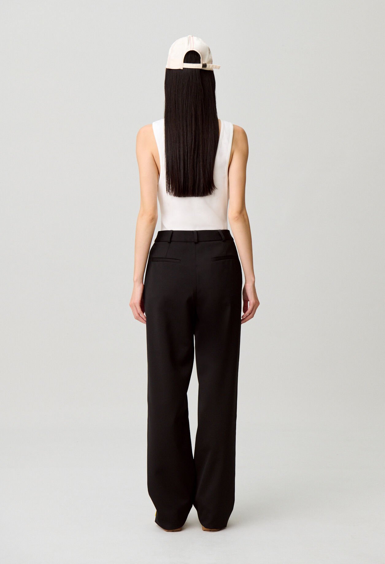 Straight tailored trousers