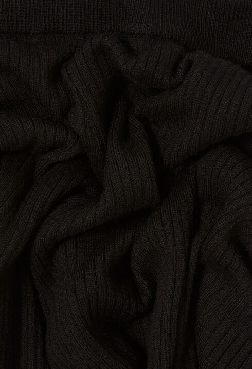 Flared Knit Trousers