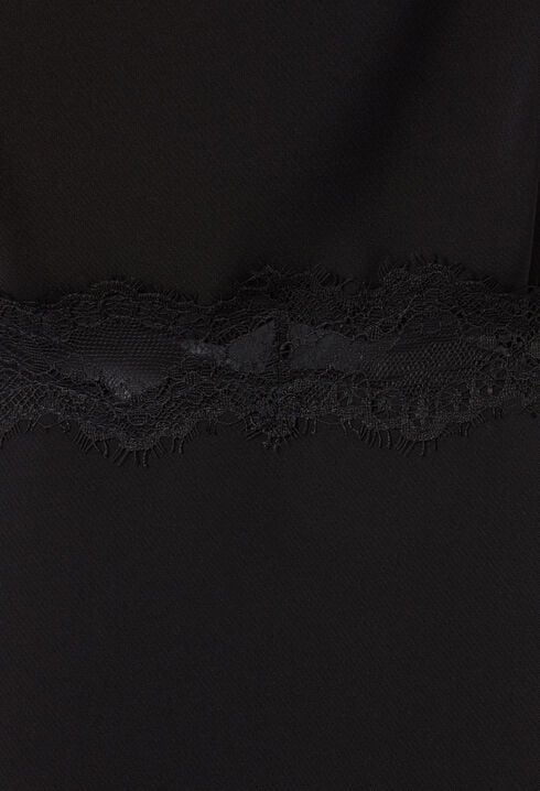 Lace Backless Dress