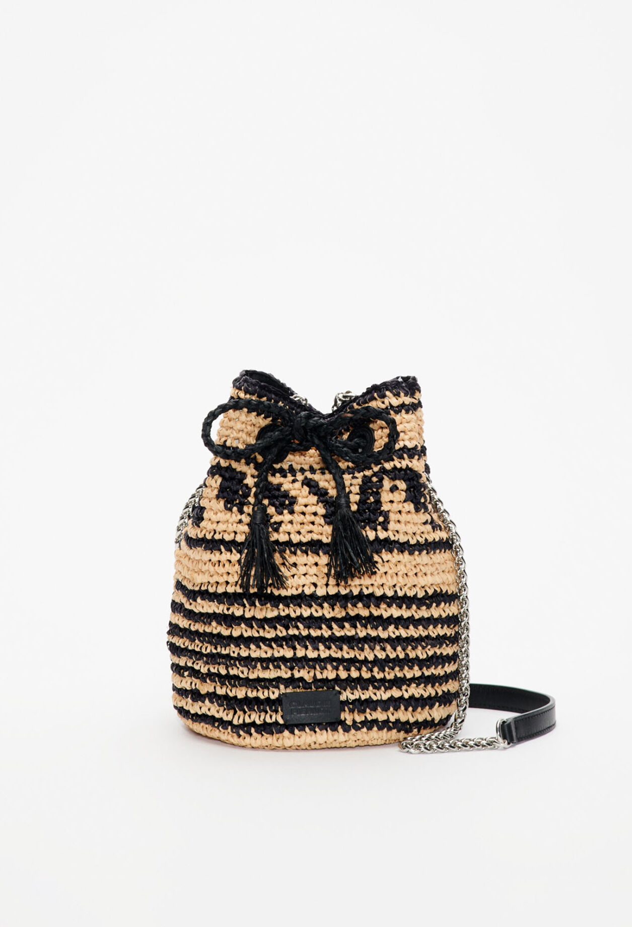 Raffia handbag