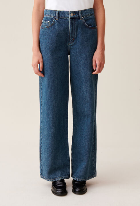 Michel jeans in dark baggy denim