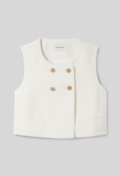 Sleeveless Top Blazer