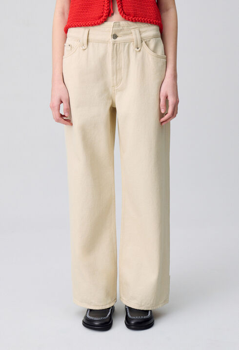 Straight leg jeans