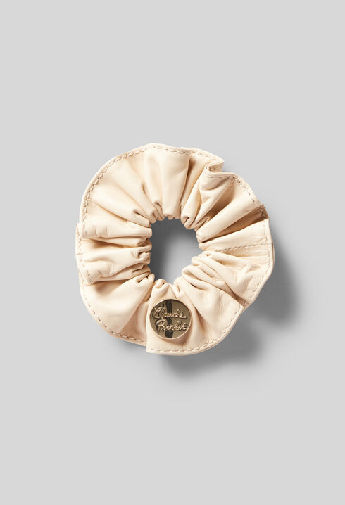 Leather Scrunchie