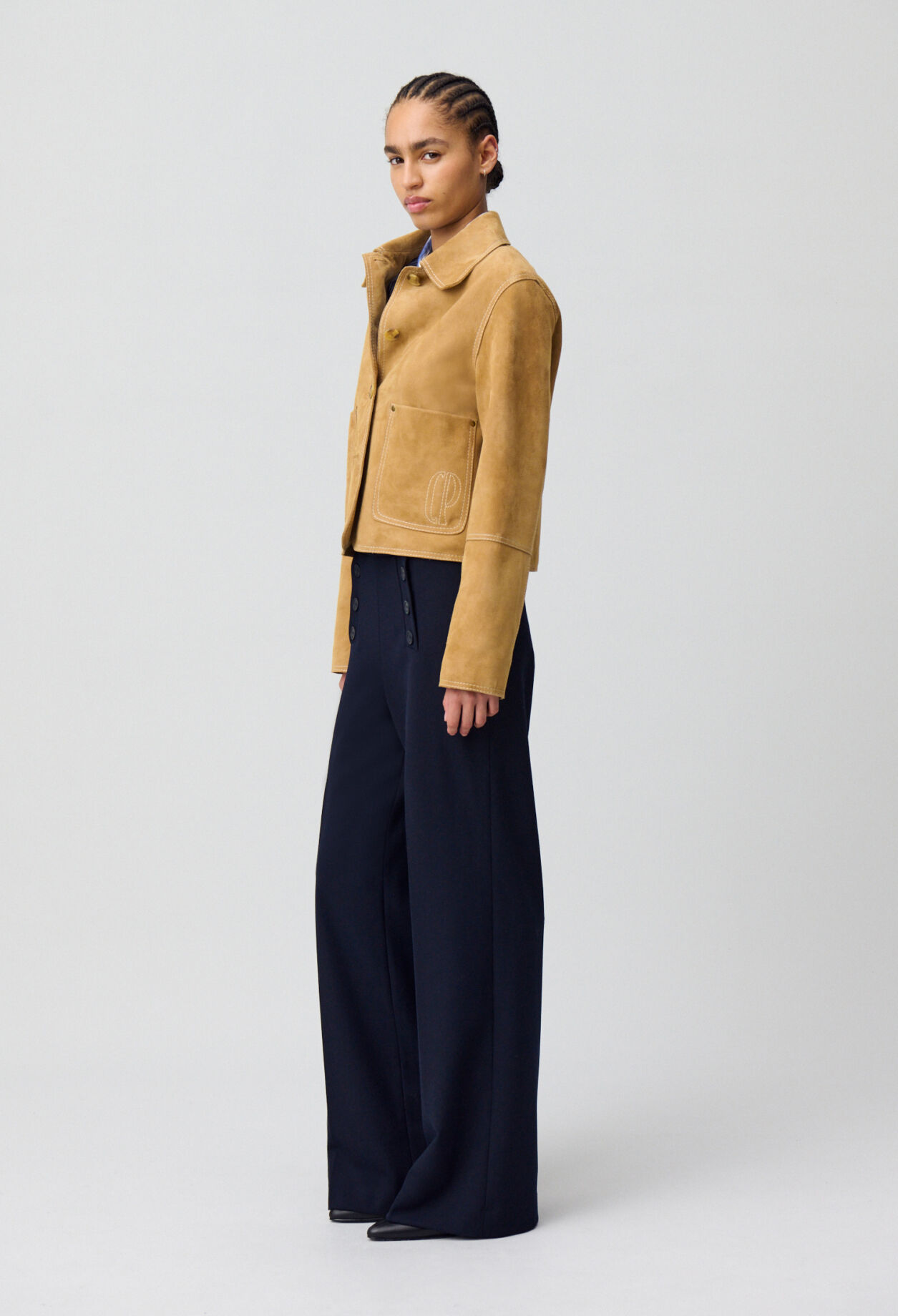 Flared sailor trousers